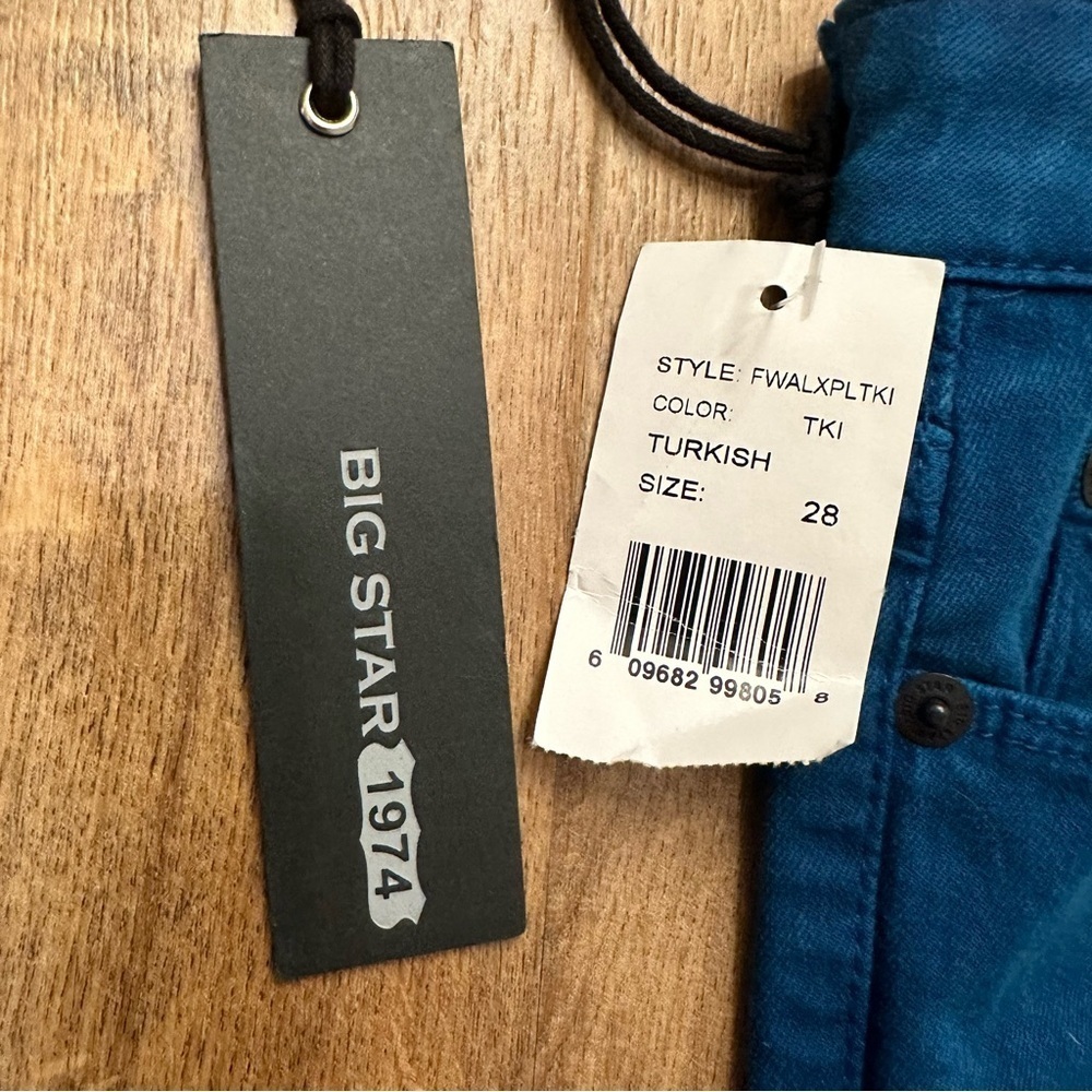NWT Big Star Turkish Colored Skinny Jeans Size 28 Style FWALXPLTKI - Picture 9 of 13